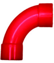 3/4" 90° Low Profile Radius Bend